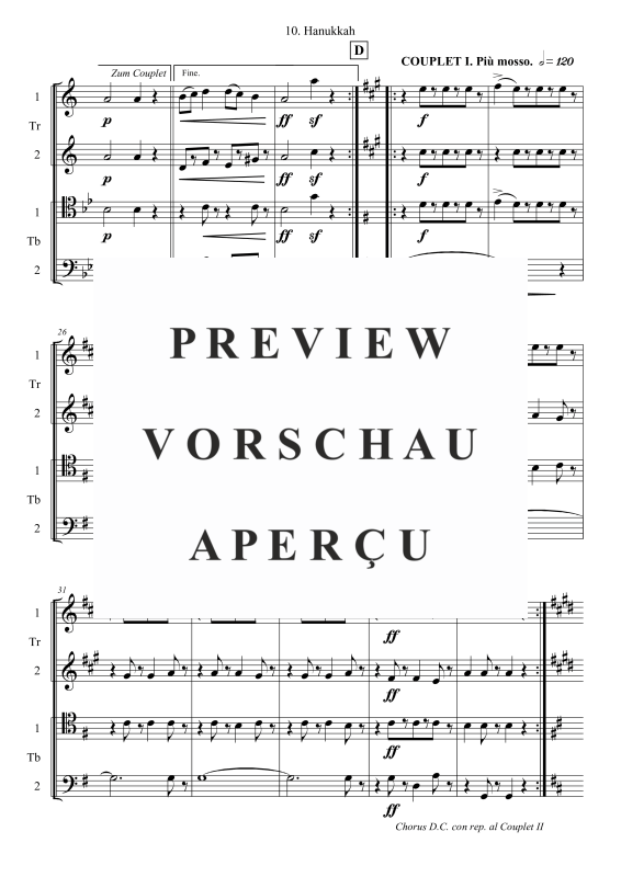 gallery: Hanukkah, , Posaunenchor - Flexible Besetzung