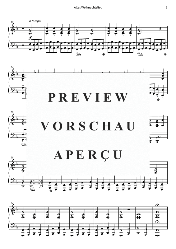 Product gallery: Page 8 of 9 Altes Weihnachtslied, , Piano solo