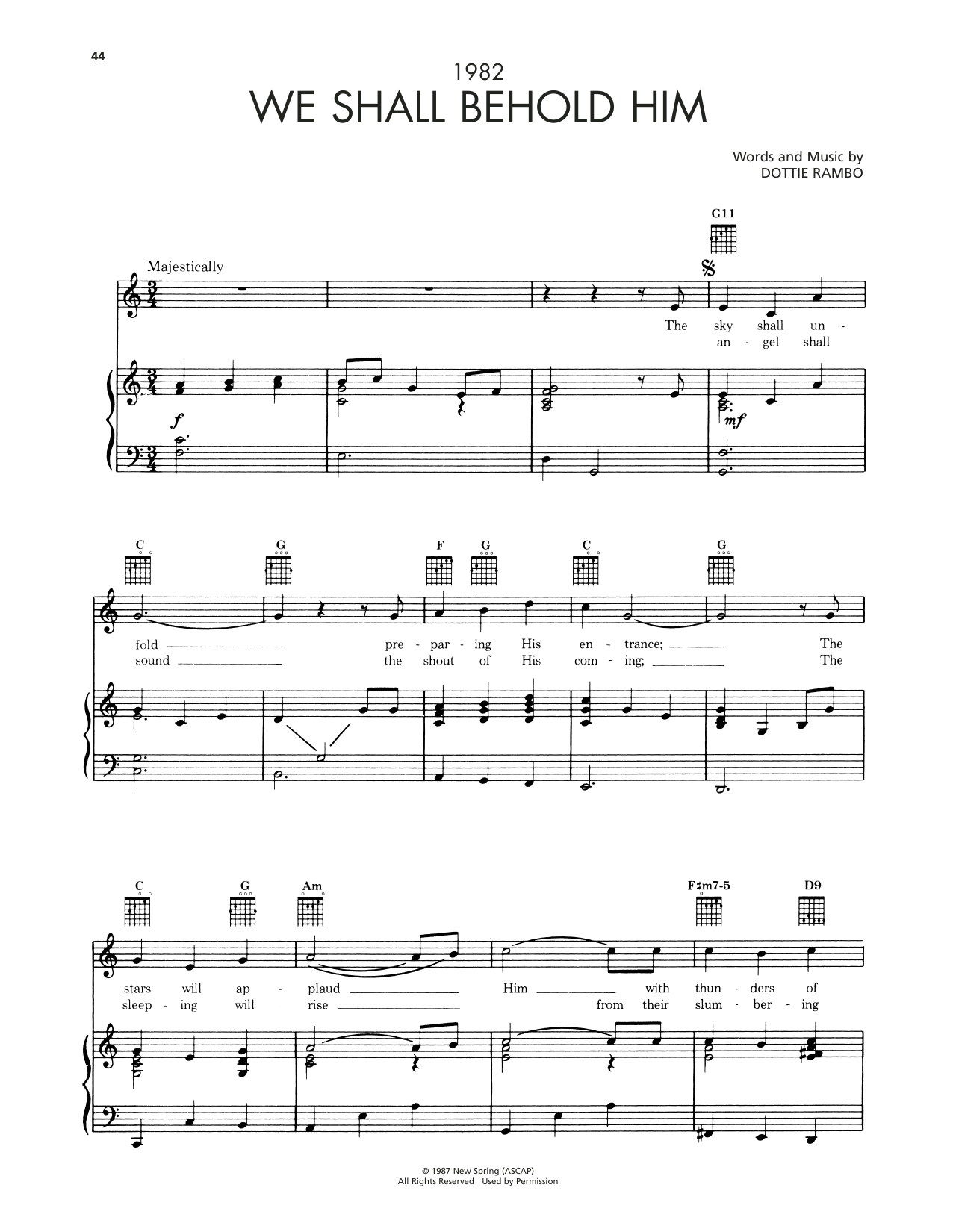 Produktbild zu: We Shall Behold Him