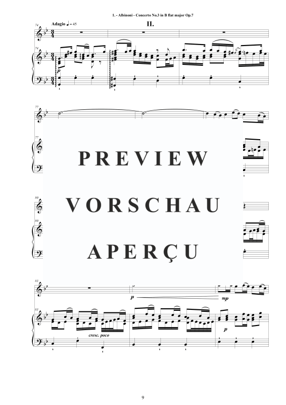 Product gallery: Page 10 of 11 Albinoni - 8 Concertos Op.7-9, , Oboe and Piano