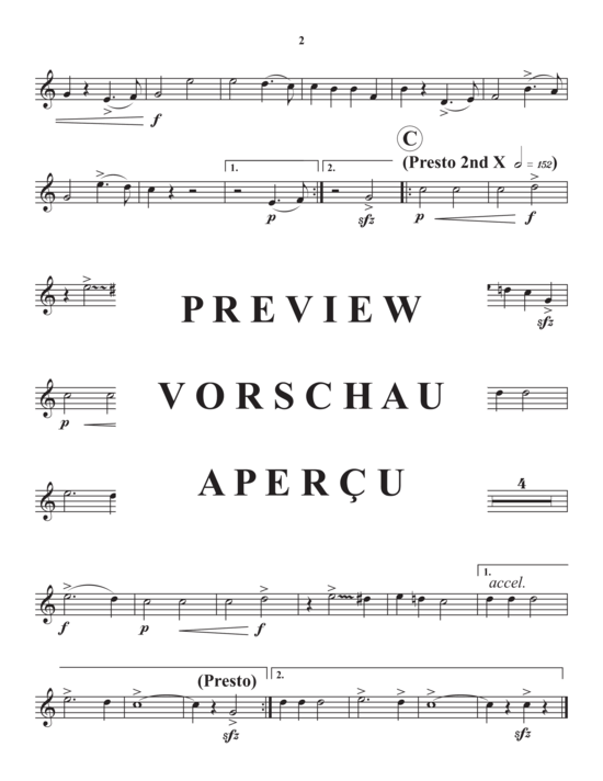 Produktgalerie: Seite 6 von 12 1890´s Medley , , (Blechbläser Trio für Trompete in B, Horn in F oder Posaune + Tuba)