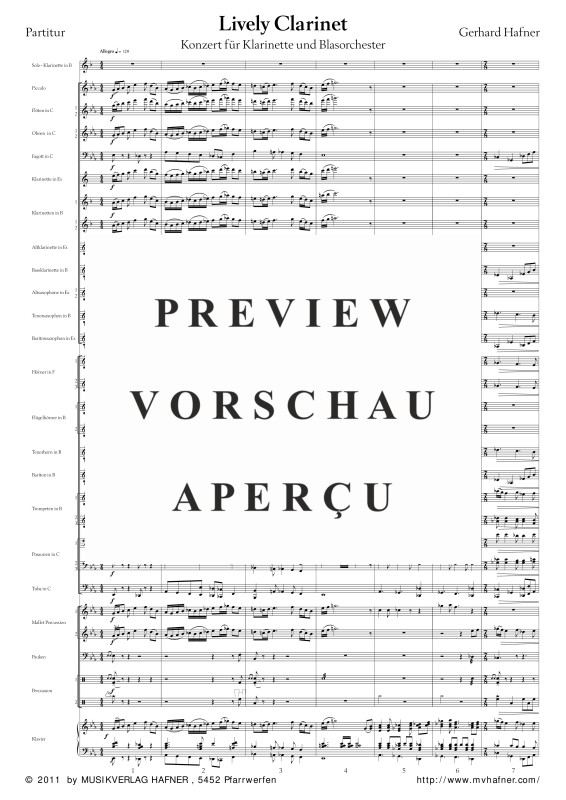 Product gallery: Page 6 of 11 Lively Clarinet, , (large wind orchestra)