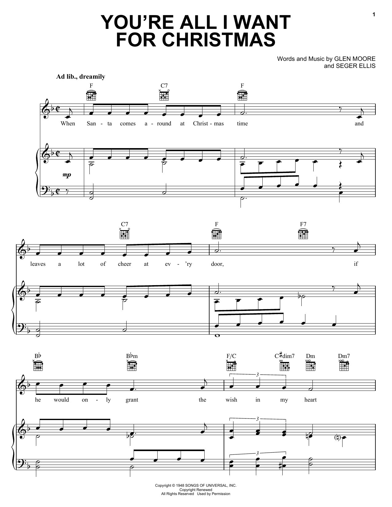 Product gallery: Page 1 of 1 You're All I Want For Christmas, Brook Benton