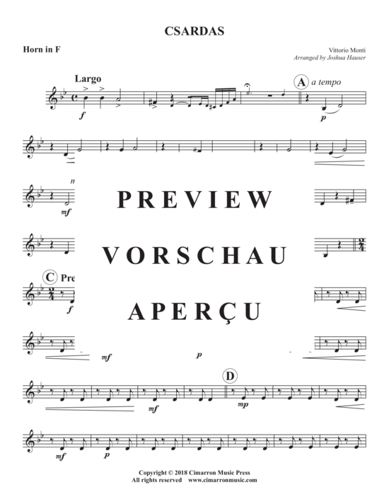 gallery: Czardas , , (Blechbläser Quintett)