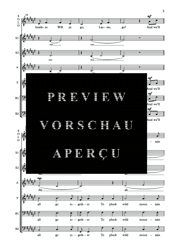 Produktgalerie: Seite 6 von 11 Wild Mountain Thyme, , Tenor Solo und Gemischter Chor