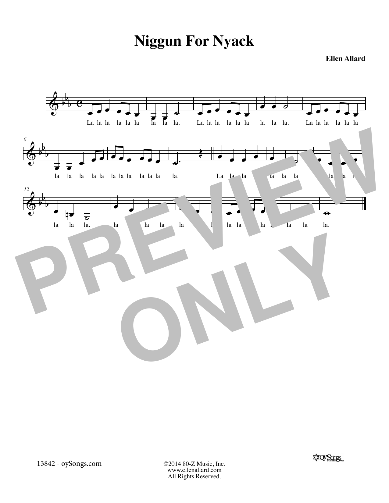 Produktgalerie: Seite 1 von 1 Niggun For Nyack, Ellen Allard, Melodieinstrument