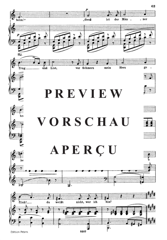 Produktgalerie: Seite 3 von 5 Waldesgespräch Op.39 No.3, , Gesang hoch und Klavier