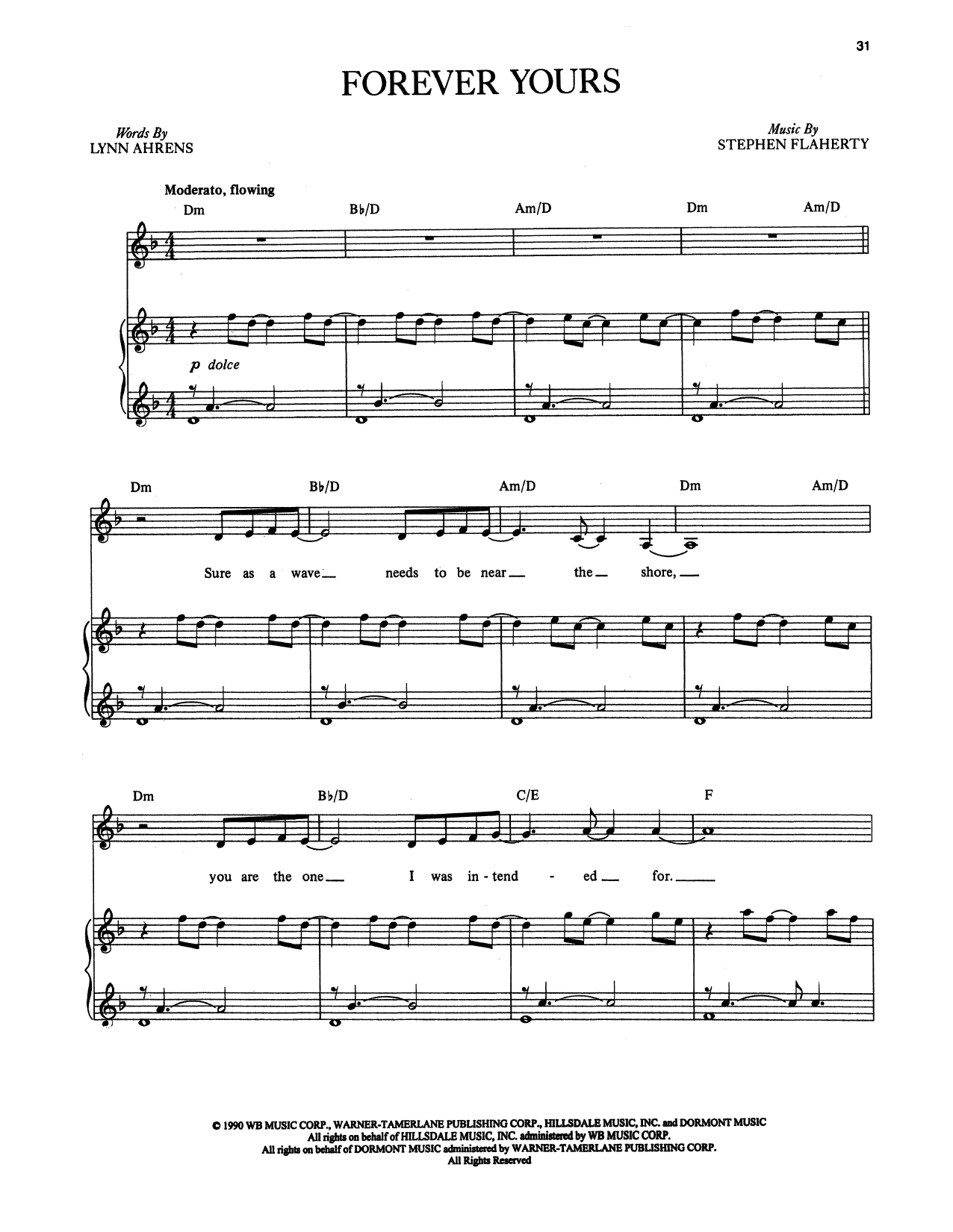 Produktbild zu: Forever Yours (from Once on This Island)