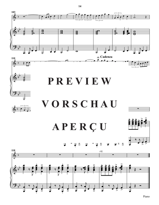 Produktgalerie: Seite 16 von 21 Concerto für Horn , , (Horn + Klavier)