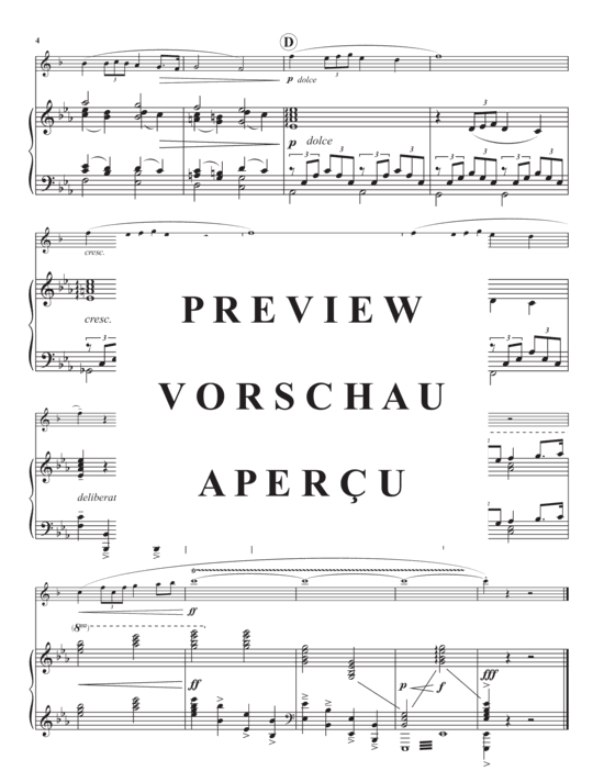 Product gallery: Page 6 of 7 Main Theme from Processional for a Pontiff , , (clarinet in Bb + piano)
