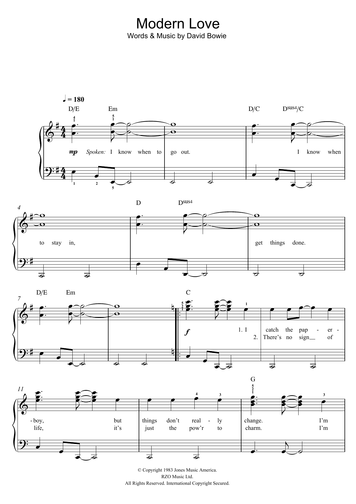 Produktbild zu: Modern Love