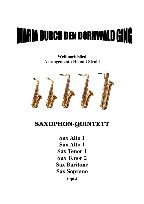 Produktbild zu: Maria durch den Dornwald ging