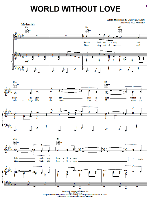 Produktgalerie: Seite 1 von 1 World Without Love, Peter and Gordon, Gesang, Gitarre, Klavier