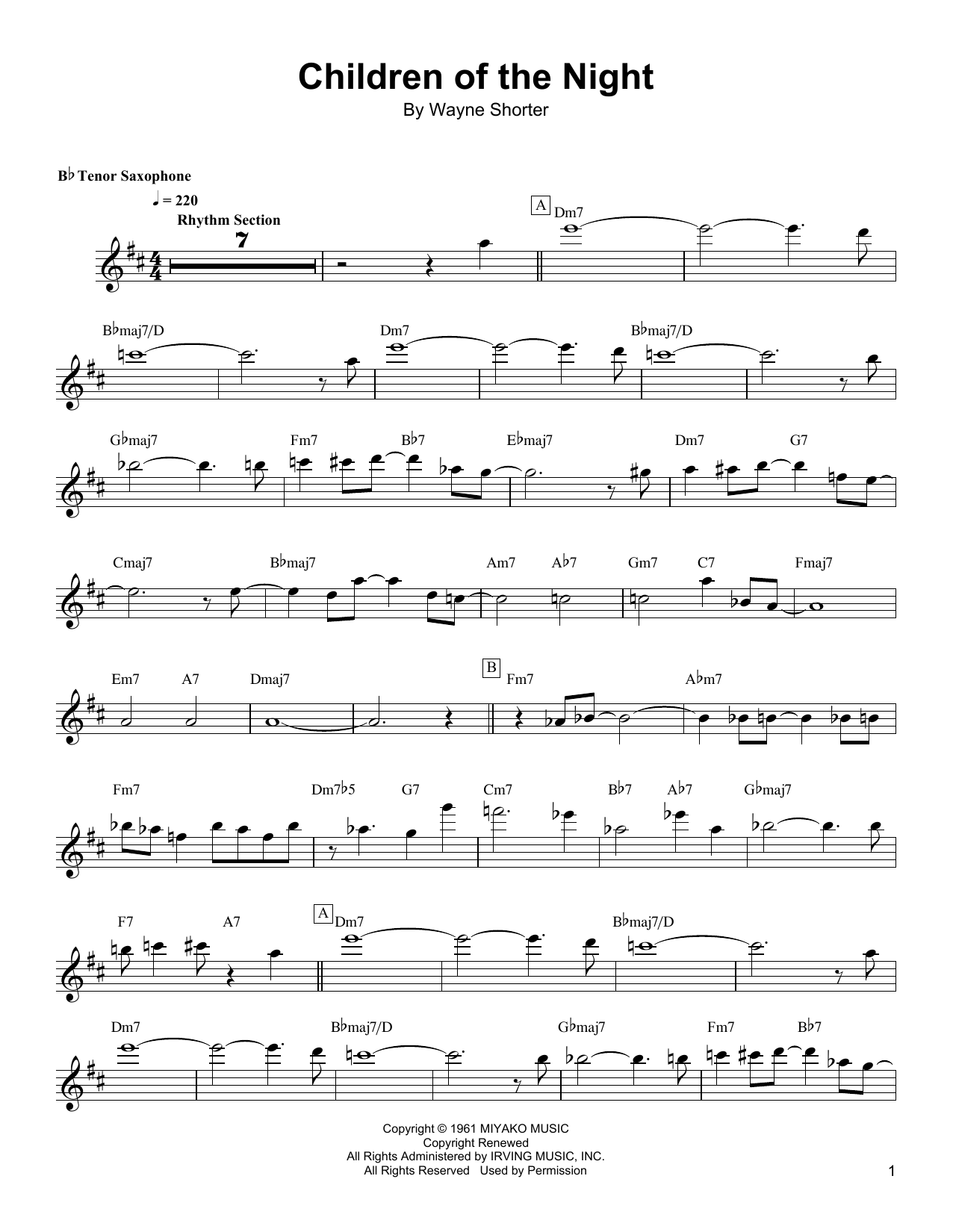 Product gallery: Page 1 of 1 Children Of The Night, Wayne Shorter