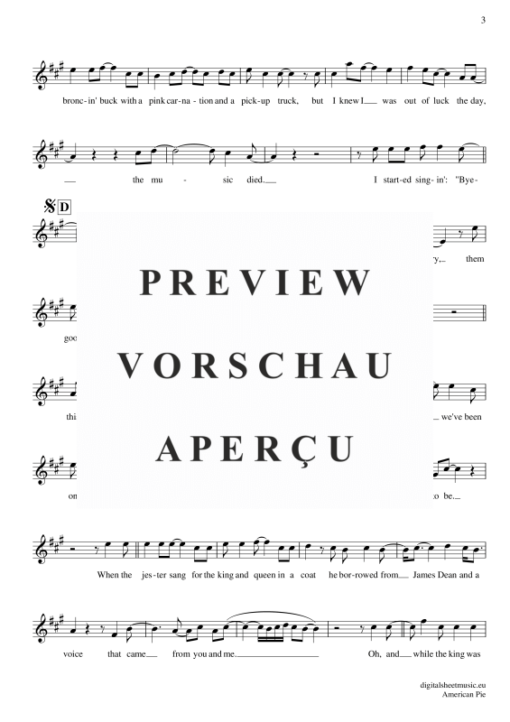 Product gallery: Page 4 of 8 American Pie , Mc Lean, Don, Tenor Saxophone