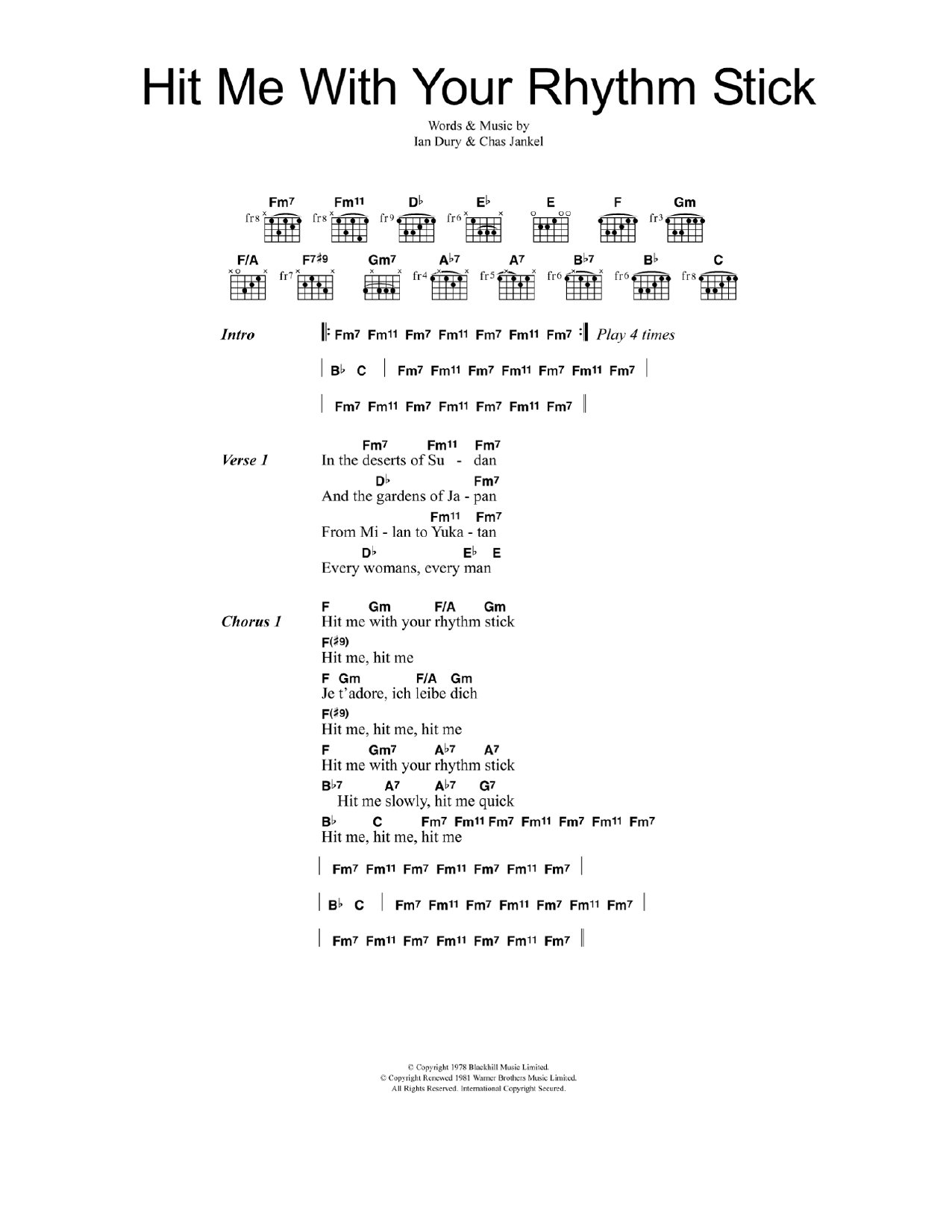 Produktbild zu: Hit Me With Your Rhythm Stick
