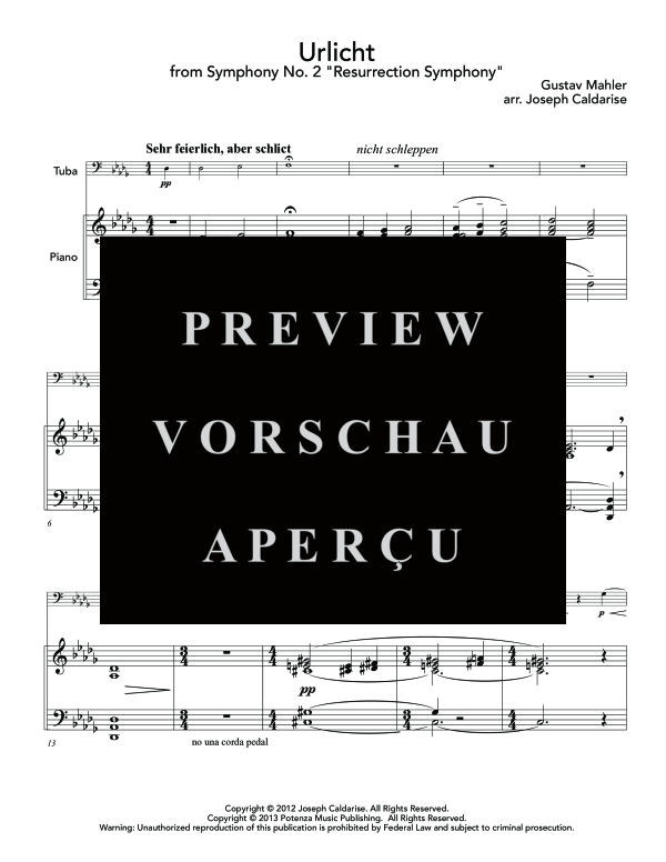 gallery: Urlicht, , (tuba and piano)
