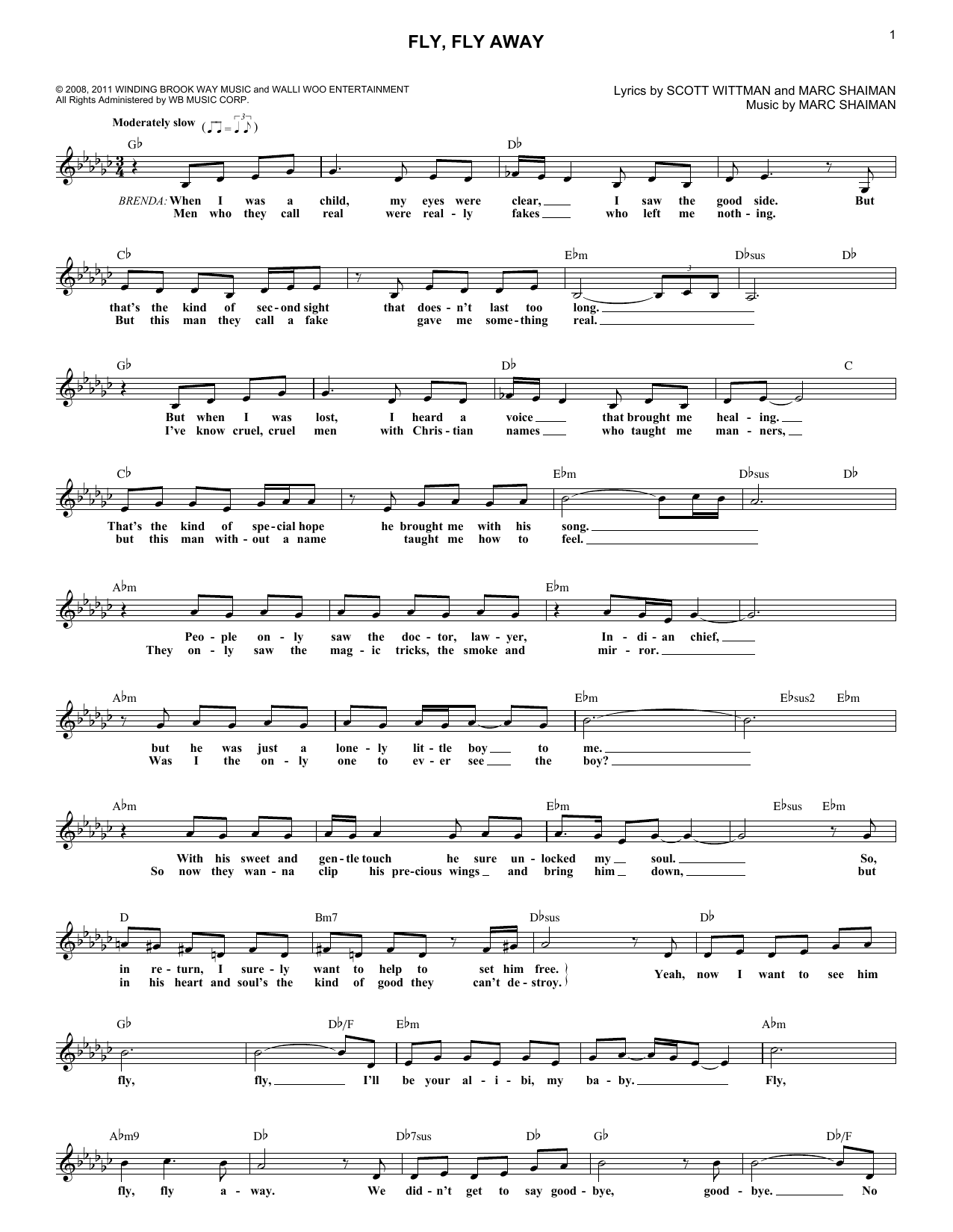 Produktbild zu: Fly, Fly Away (from Catch Me If You Can)