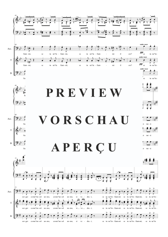 Produktgalerie: Seite 6 von 11 I Lombardi - (Act 2-I) E' dunque vero, , Männerchor TBB und Klavier