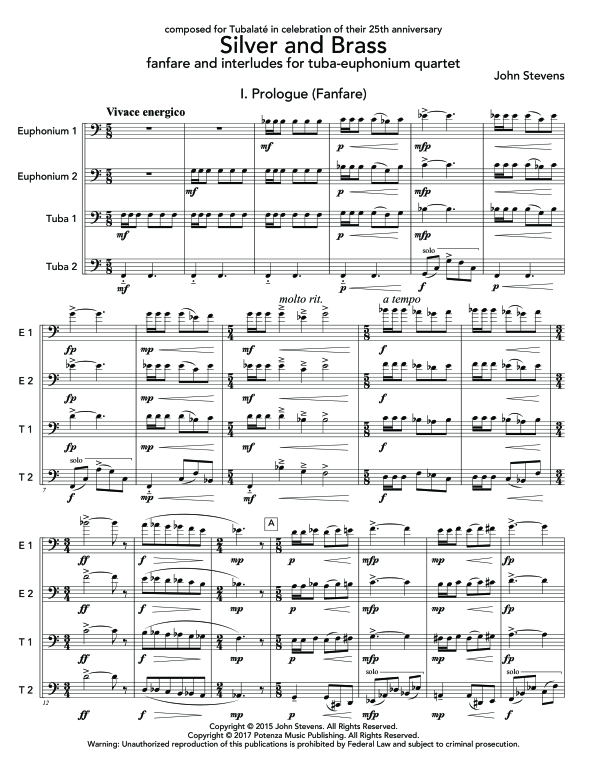 Product gallery: Page 1 of 11 Silver and Brass, , (Tuba Quartett EETT)