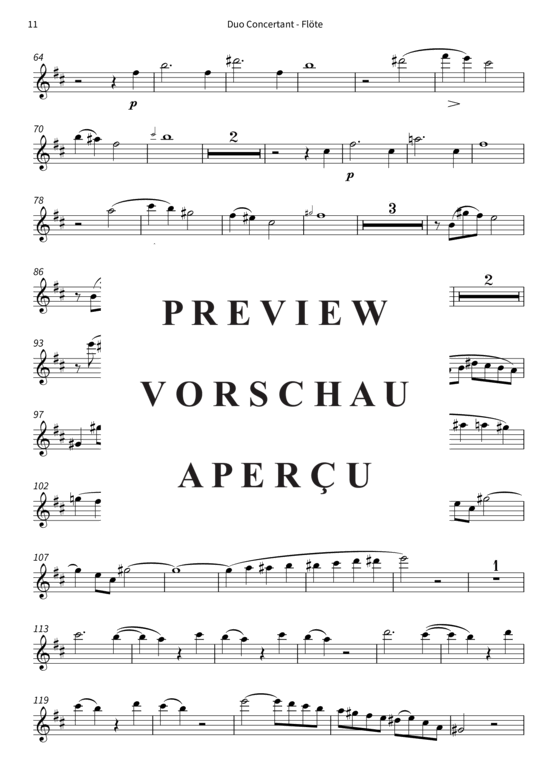 Product gallery: Page 62 of 66 Duo Concertant - op 103, pour Flute et Piano , , (flute + piano)