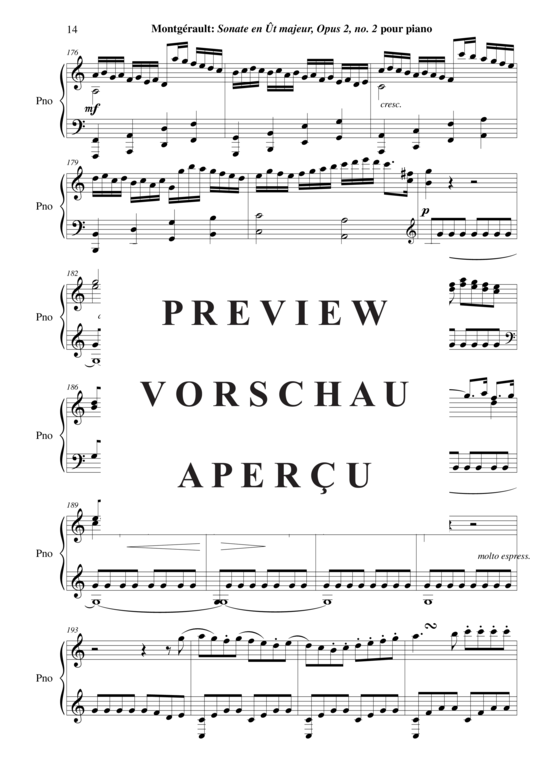 Product gallery: Page 15 of 21 Sonata in C major, Opus 2 no. 2 , Nicolas Horvath, Piano Solo