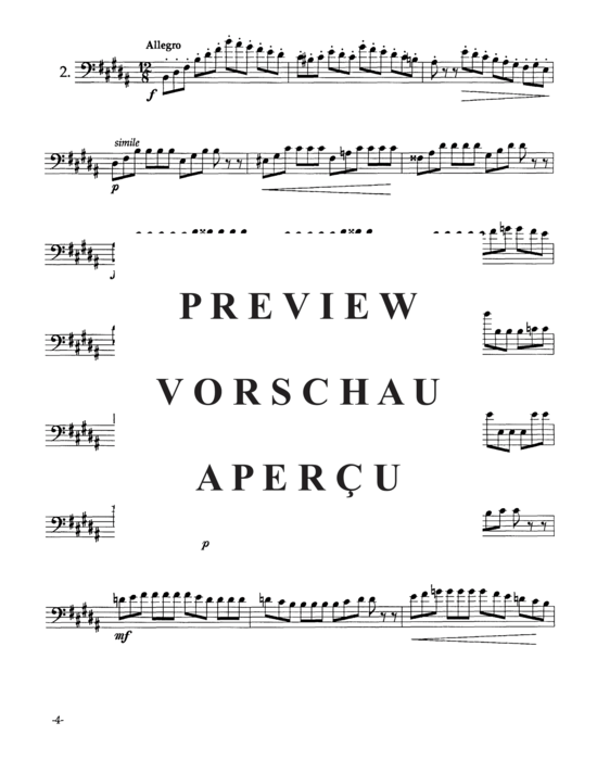 Product gallery: Page 8 of 21 Euphonium Etudes, Vol. 5 , , (Tuba Solo)