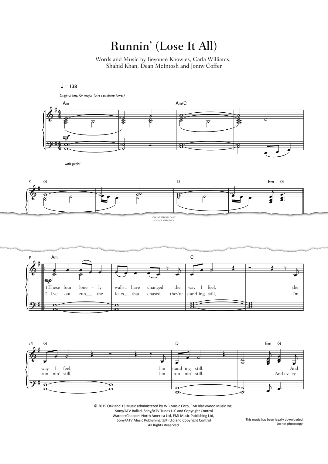 Product gallery: Page 1 of 1 Runnin (Lose It All), Naughty Boy