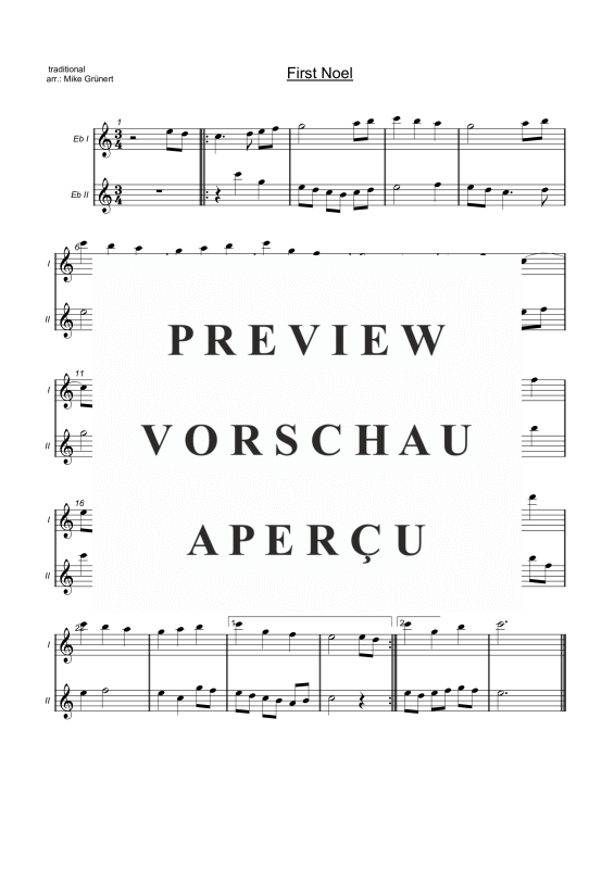 gallery: Carols in Duet, , Duette für 2 Alt Saxophone oder Instrumente in Es