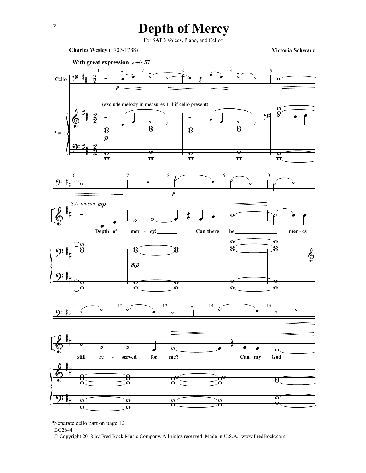 Product gallery: Page 1 of 1 Depth of Mercy, Charles Wesley