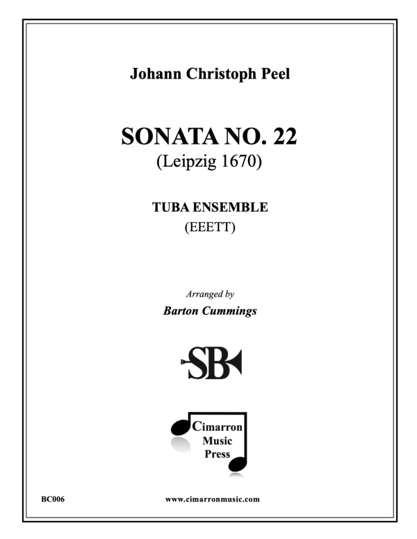 Produktbild zu: Sonata No. 22Johann Christoph Pezel