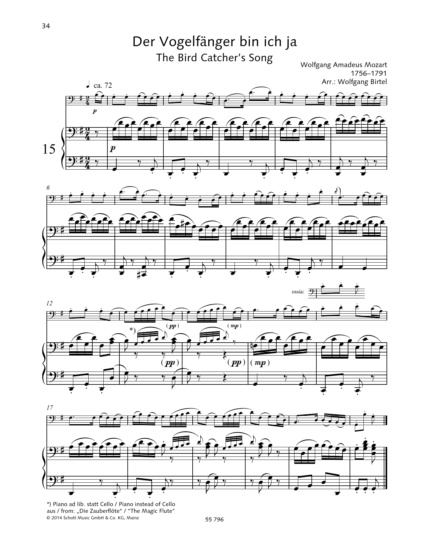 Produktbild zu: The Bird Catcher's Song