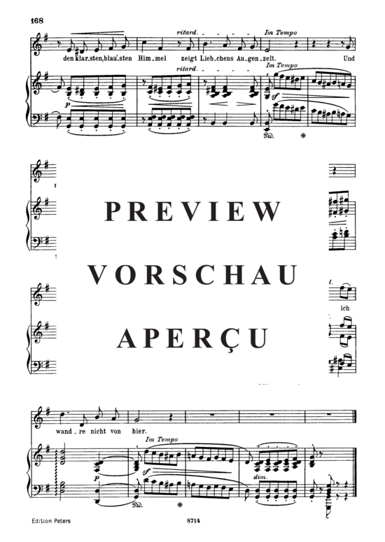 Product gallery: Page 4 of 4 Ich wand're nicht, Op.51 No.3, , Medium Voice and Piano