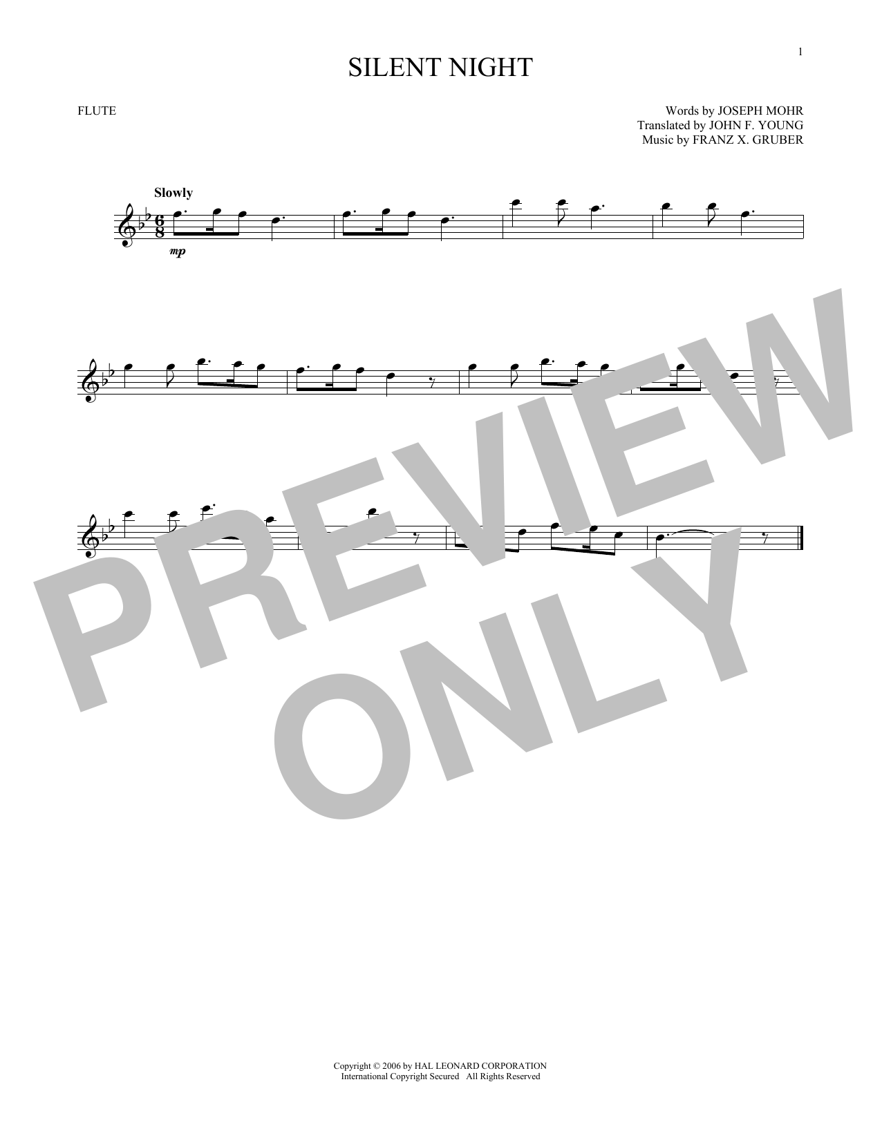 Product gallery: Page 1 of 1 Silent Night, Franz X. Gruber