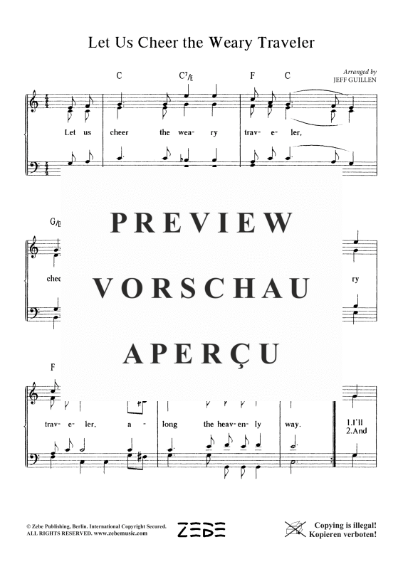 Produktgalerie: Seite 3 von 4 Let Us Cheer the Weary Traveler, , Gemischter Chor