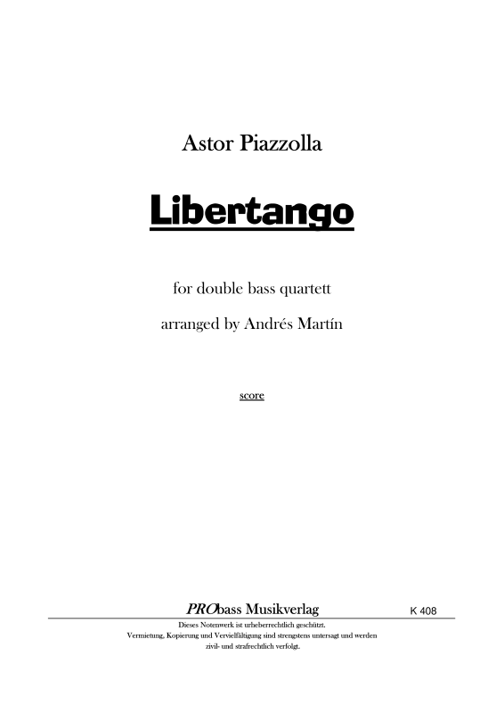 Product picture to: Libertango