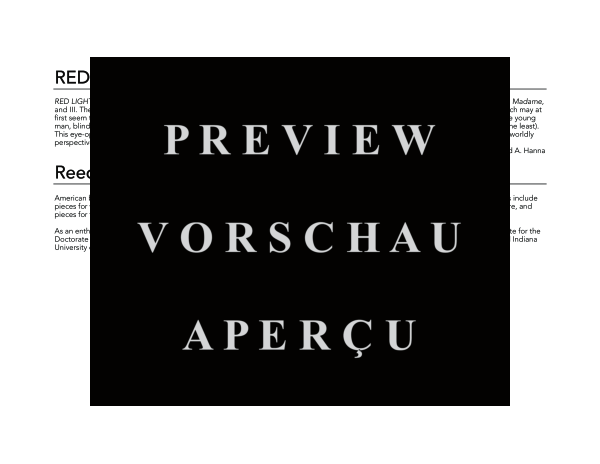 Produktgalerie: Seite 4 von 11 Red Lights!, , (Holzbläser Quintett)
