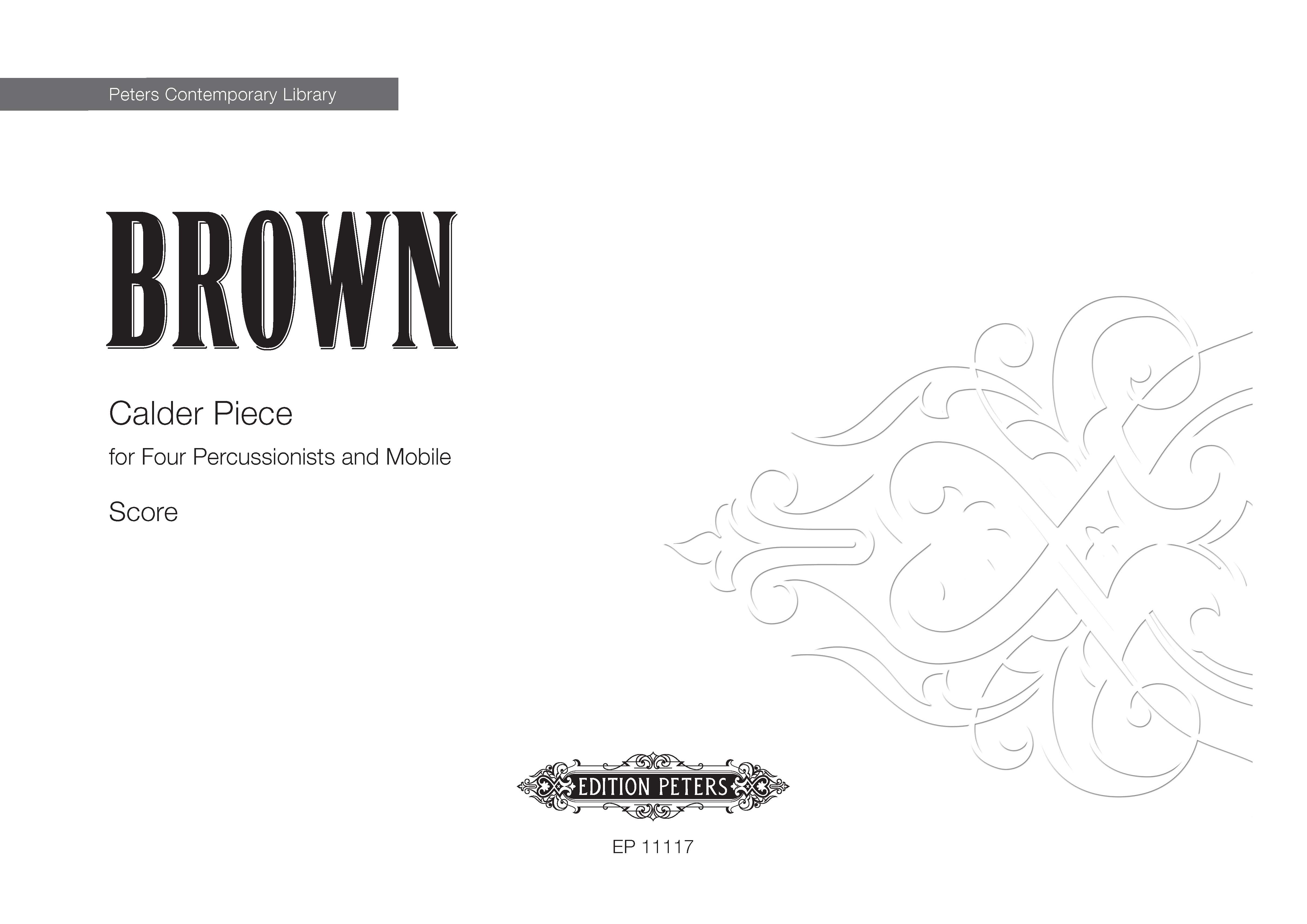 Produktbild zu: Calder Piece