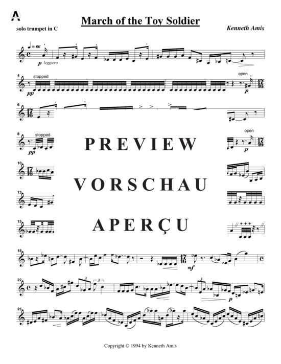 Produktgalerie: Seite 4 von 7 March of the Toy Soldier , , (Trompete Solo)