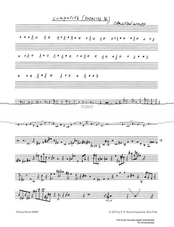 Produktgalerie: Seite 1 von 1 Composite (Exercise 36), Christian Wolff