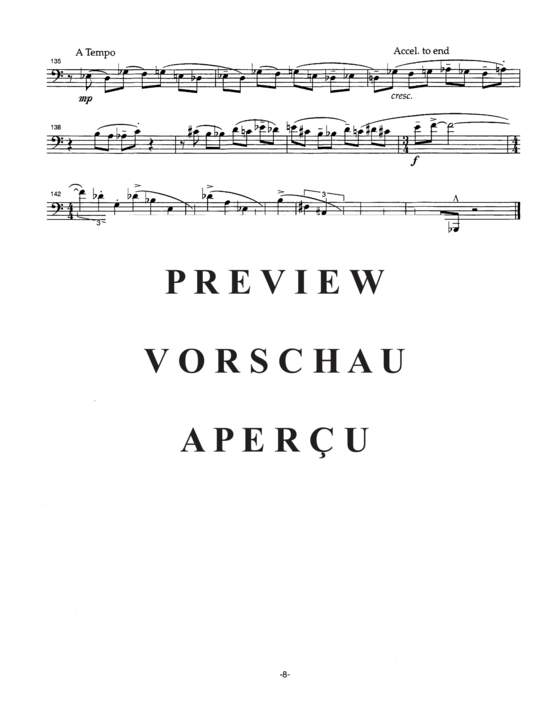 Product gallery: Page 13 of 13 Three Pieces for Tuba , , (Tuba Solo)