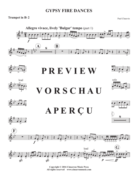 Produktgalerie: Seite 12 von 19 Gypsy Fire Dances , , (Blechbläserquintett)