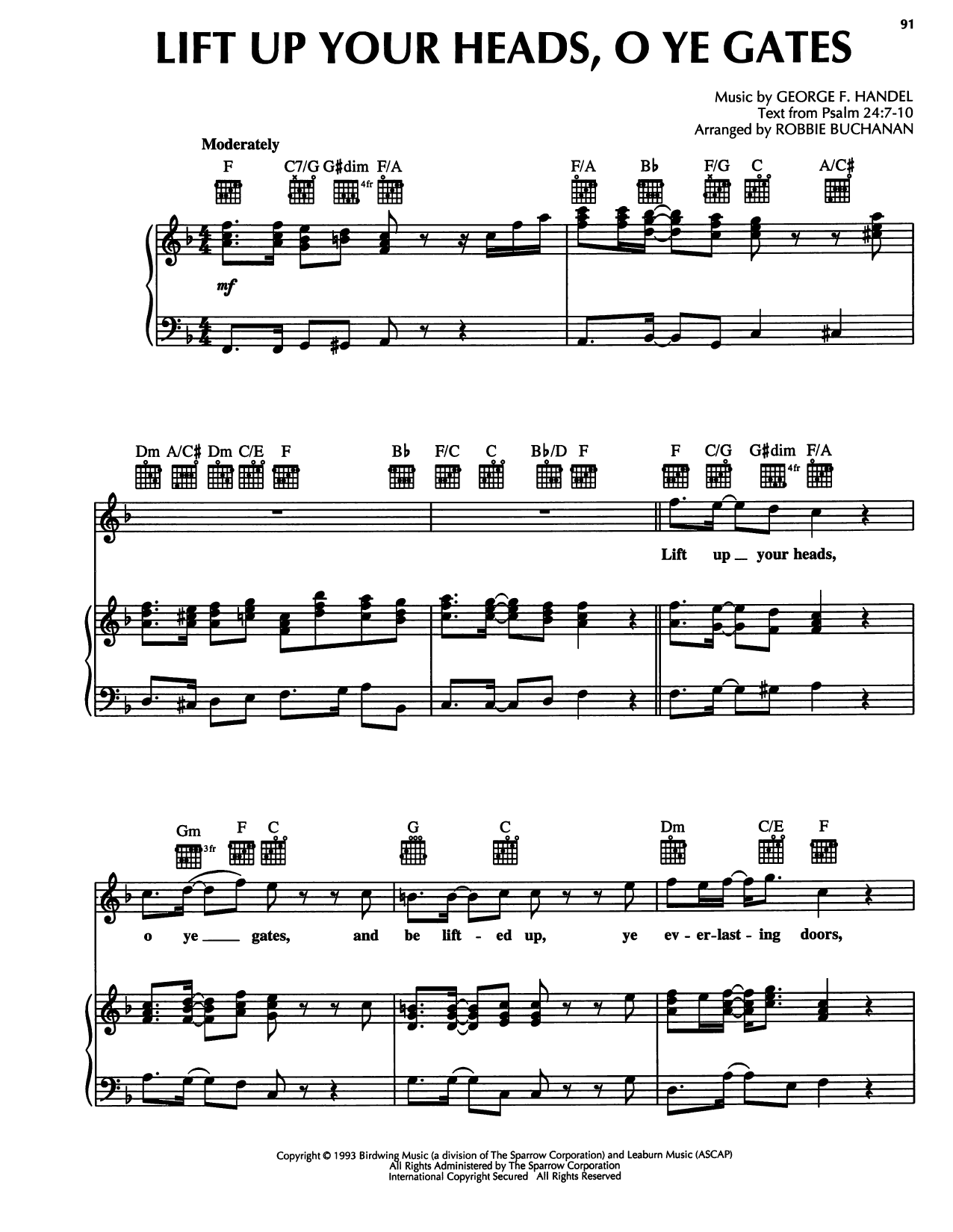 Product picture to:  Lift Up Your Heads, O Ye Gates - George Frideric Handel