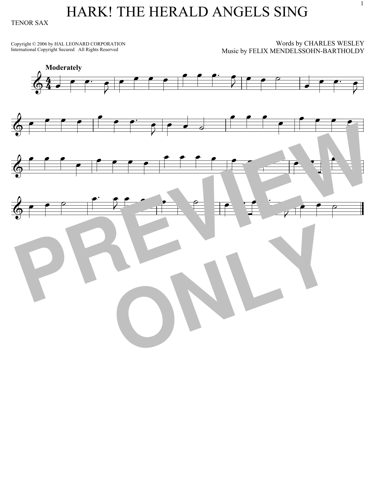 Product gallery: Page 1 of 1 Hark! The Herald Angels Sing, Felix Mendelssohn-Bartholdy