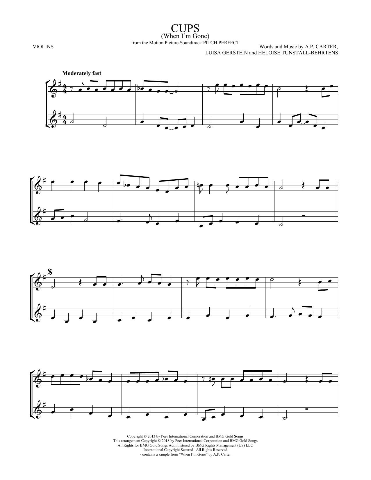 Product gallery: Page 1 of 1 Cups (When I'm Gone) (from Pitch Perfect), Anna Kendrick
