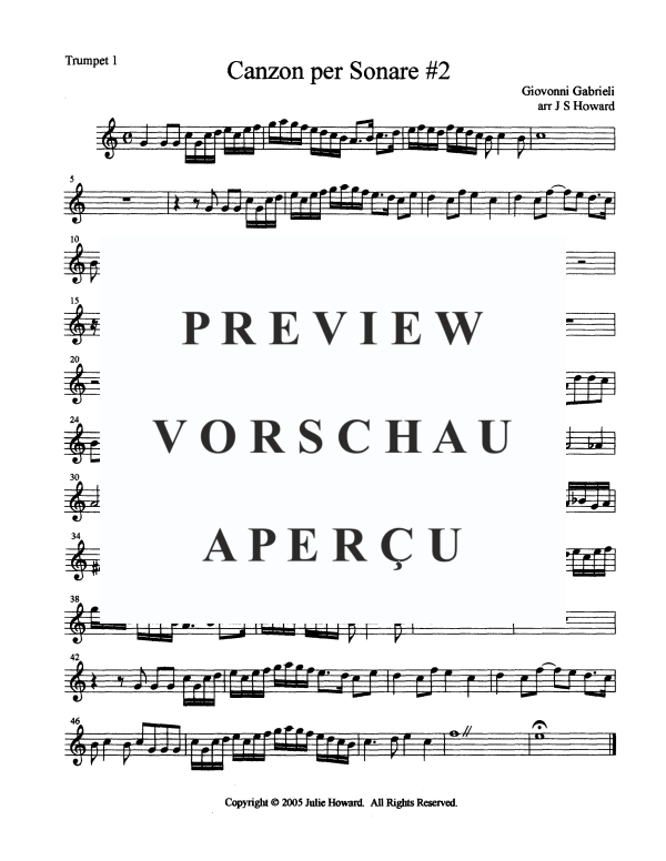 Produktgalerie: Seite 8 von 11 Canzone Per Sonare Nr. 2, , BlechblÀser Quintett