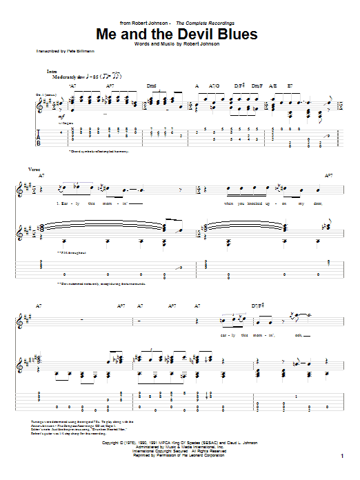 Product gallery: Page 1 of 1 Me And The Devil Blues, Robert Johnson