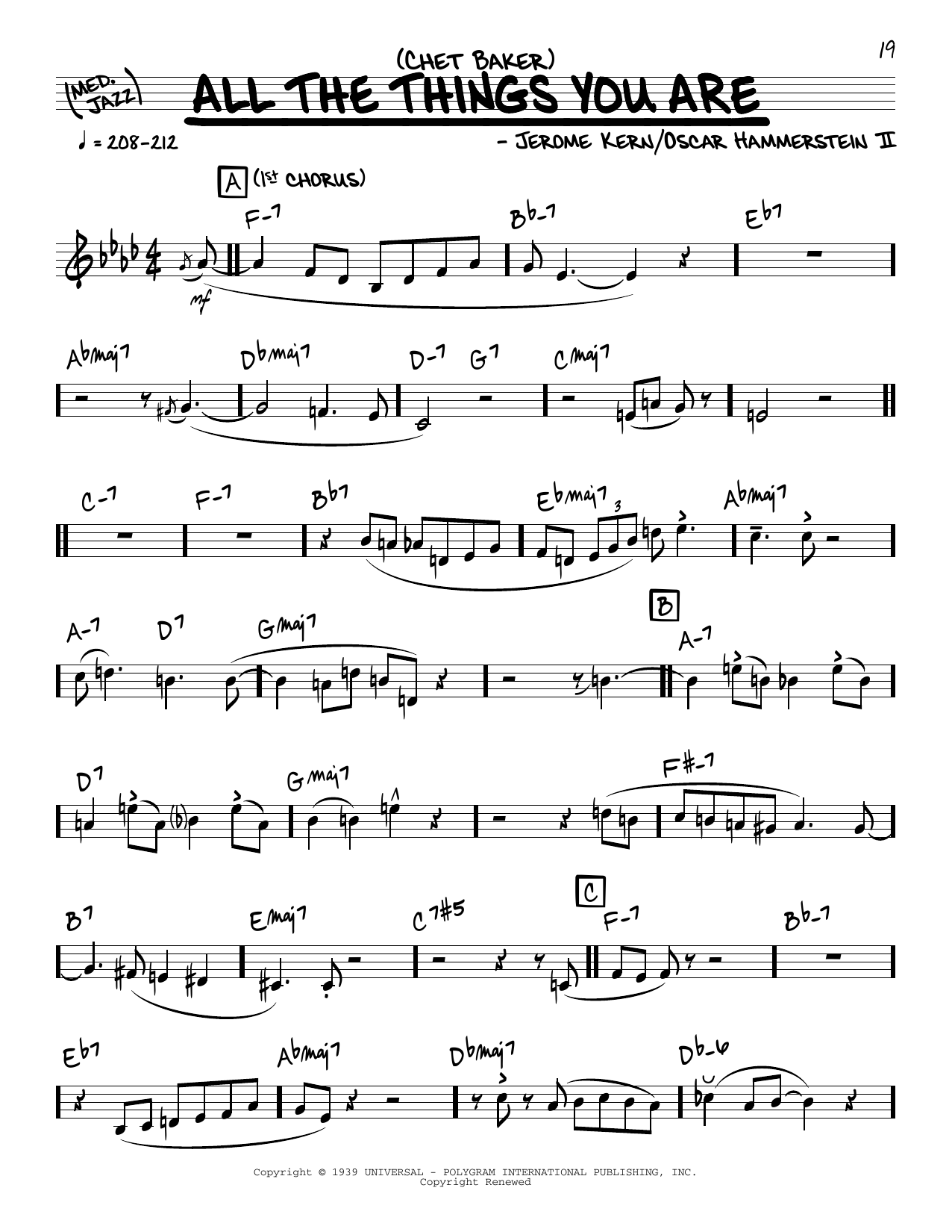 Produktbild zu: All The Things You Are (solo only)