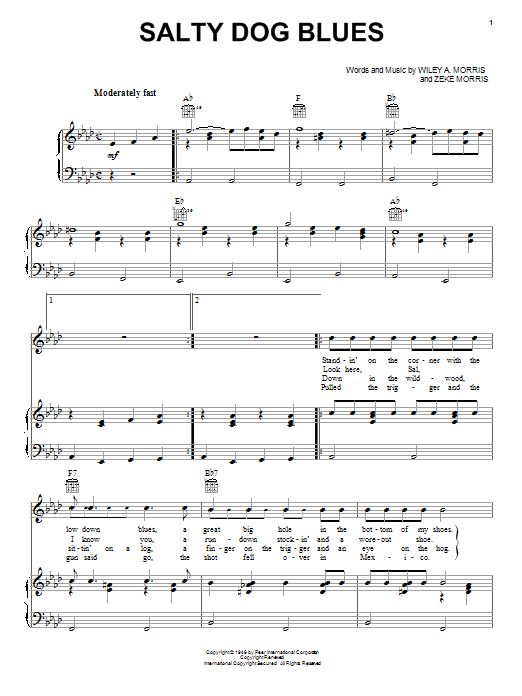 Produktbild zu: Salty Dog Blues