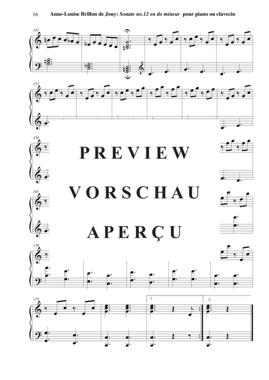 Product gallery: Page 17 of 17 Sonata no. 12 in c minor , Horvath, Nicolas, (Klavier/Cembalo Solo)